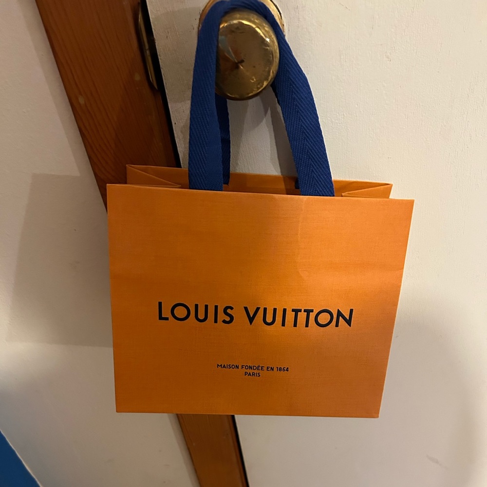 Louis Vuitton small paper shopping bag, excellent condition